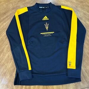 Adidas Arizona Sun Devils Performance Crewneck Shirt Men's Small NCAA